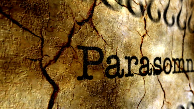 Parasomnia-disease-grunge-concept
