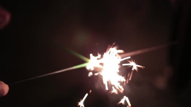 Slow-motion-sparklers-at-night