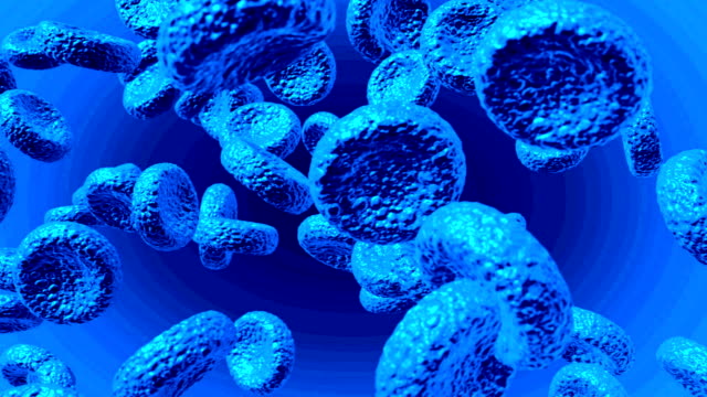 Blue-Animated-Blood-Cells