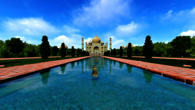 Taj-Mahal-en-una-hermoso-día-Agra-India
