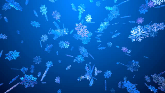 Fondo-de-nieve-de-invierno-Resumen-loopable-con-copos-de-nieve-caen-4k-video
