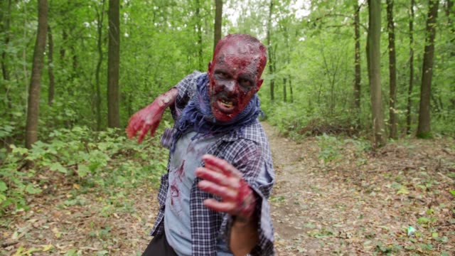 Zombies-are-walking-through-the-woods.