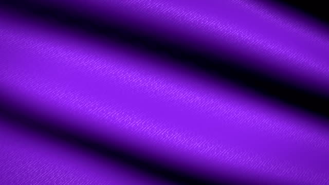 Lila-Fahnenschwingen-Textile-strukturierten-Hintergrund.-Seamless-Loop-Animation.-Vollbild.-Slow-Motion.-4K-Video
