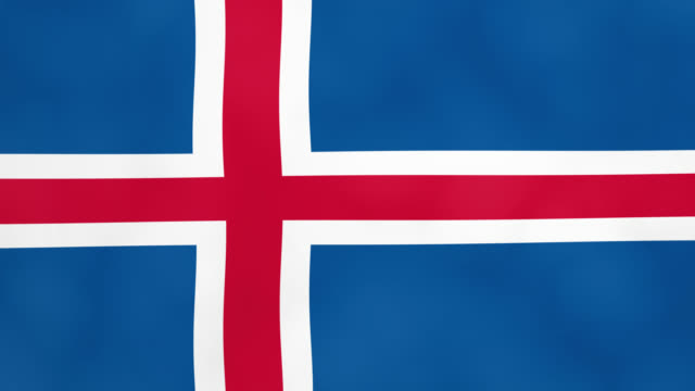 Islandia-país-agitando-bandera-3D-Duo-transición-fondo