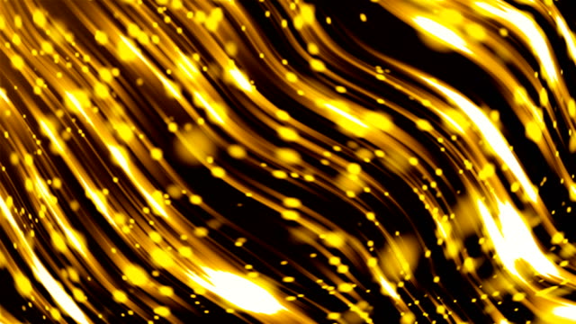 Abstract-background-with-waving-golden-lines,-3d-rendering-backdrop