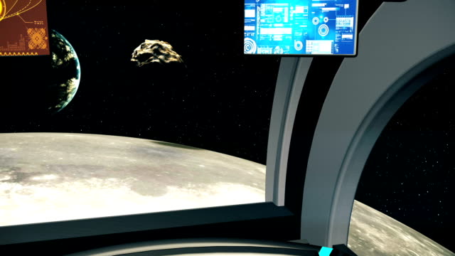 Spaceship-cockpit-in-a-pilot-point