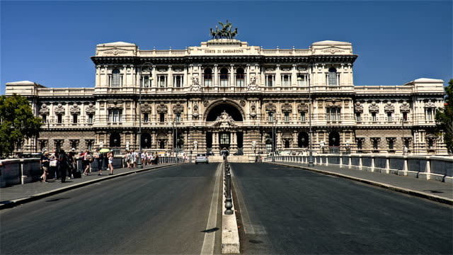Rome,-Italy.-Palace-of-Justice-timelapse