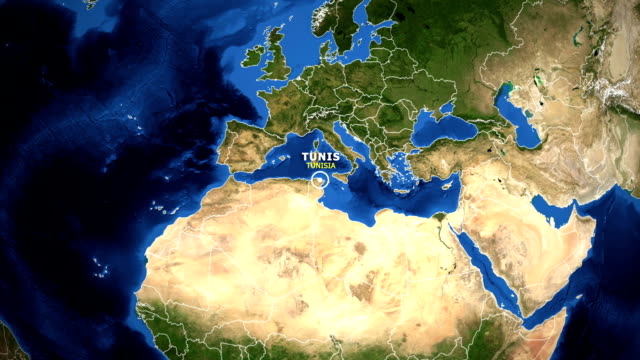 EARTH-ZOOM-IN-MAP---TUNISIA-TUNIS