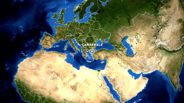 EARTH-ZOOM-IN-MAP---TURKEY-CANAKKALE