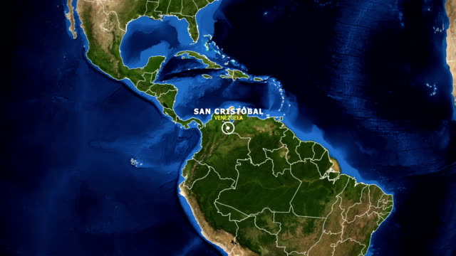 EARTH-ZOOM-IN-MAP---VENEZUELA-SAN-CRISTOBAL