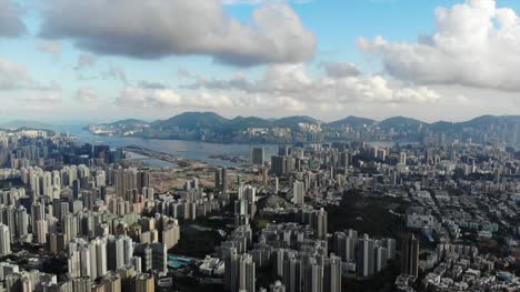 Stadtbild-von-Hong-Kong-aus-der-Sicht-der-Lions-rock