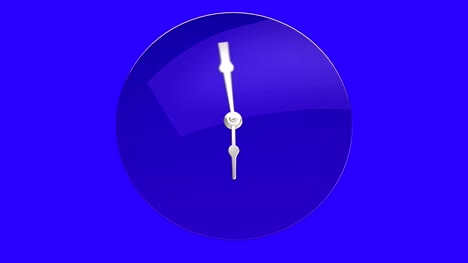 Moderne-Uhr-Glas-Timelapse-+-Chroma-Key