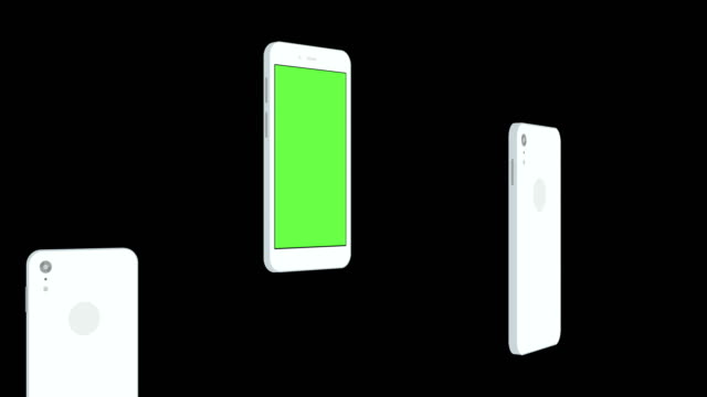 Smartphone-mit-Greenscreen-drehen-Hintergrund
