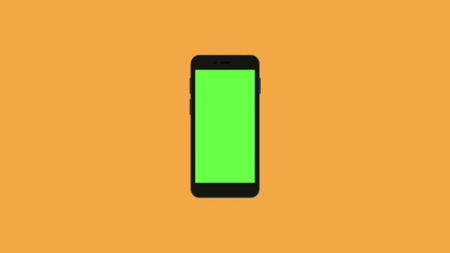 smartphone-with-green-screen-rotate-background