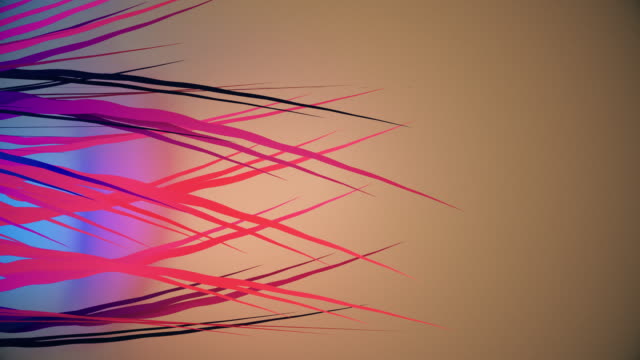 Glowing-and-colorful-wavy-organic-lines-4K