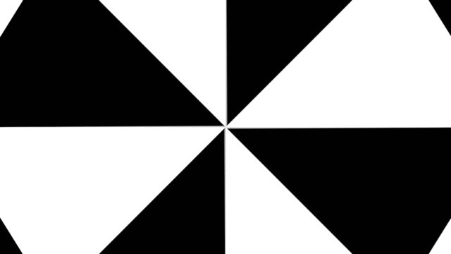 Hypnotische-rhythmische-Bewegung-schwarz-/-weiß-Dreiecke