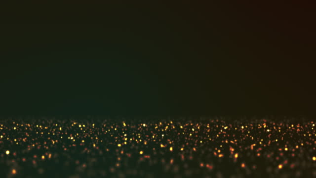 Abstrakte-Animation-Goldpartikel-Hintergrund