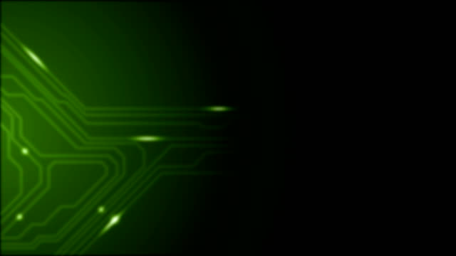 Dunkle-grüne-Technologie-Leiterplatten-Technologie-Videoanimation
