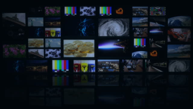 Virtuelles-Fernsehstudio-soll-als-virtuellen-Hintergrund-in-ein-grüner-Bildschirm-oder-Chroma-Key-video-Produktion-verwendet-werden.-Nahtloses-looping.