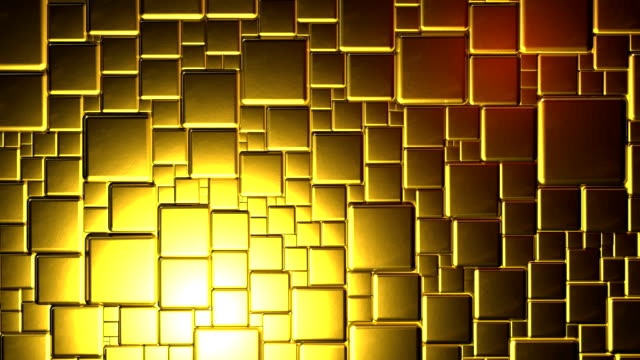 Golden-Cubes-Hintergrund-In-4k
