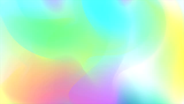 Holographic-trend-80s-colorful-abstract-video-animation