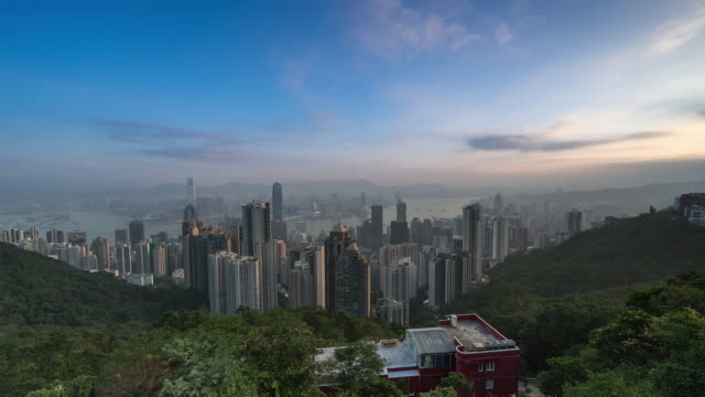 Sonnenaufgang-von-Hong-Kong