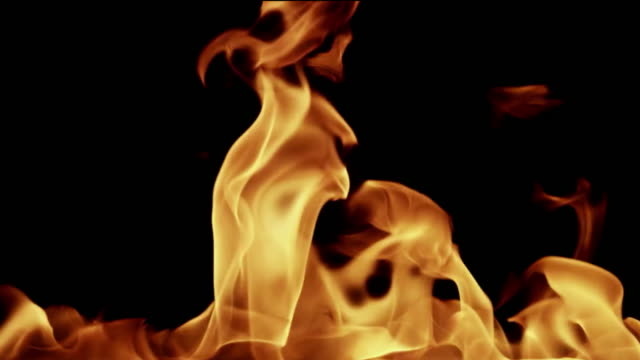 Detailed-fire-in-balck-background.