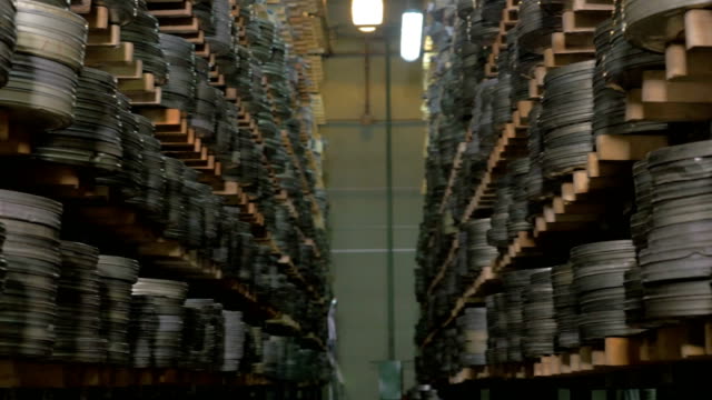 Huge-collection-of-film-videotapes.