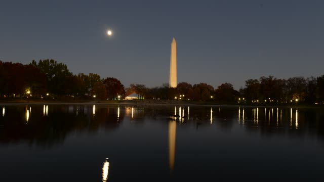 Timelapse-of-sky-and-clouds-in-Washington-DC,-USA