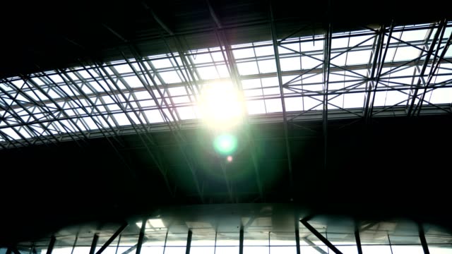 the-sun-shines-through-the-roof-of-the-airport-pavilion