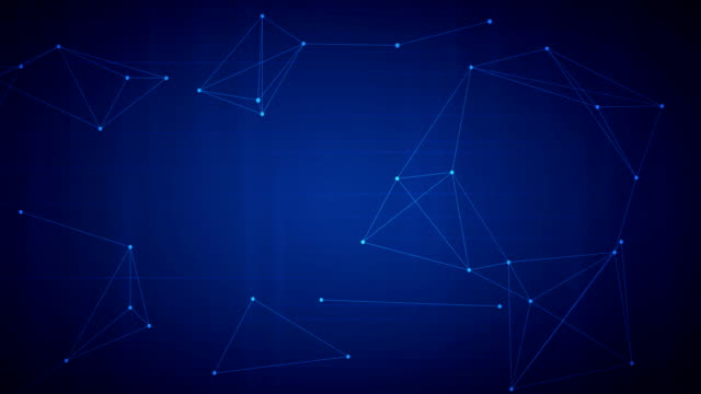 Blockchain-Technologie-futuristische-abstrakte-hud-Hintergrund-Schleife