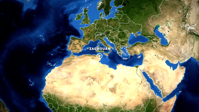 EARTH-ZOOM-IN-MAP---TUNISIA-ZAGHOUAN