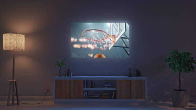 Juego-de-baloncesto-en-vivo-sala-de-televisor