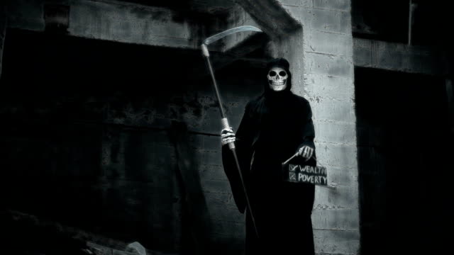 death-with-a-scythe-raises-a-sign-with-the-inscription-wealth-or-poverty