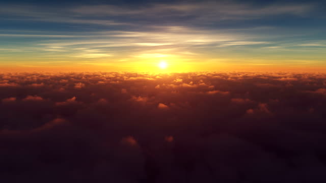 4K.-Sunrise-Above-The-Clouds.