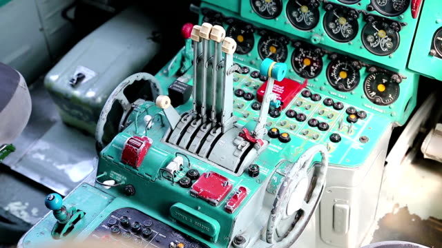 Alte-Flugzeuge-Instrumenten-panel