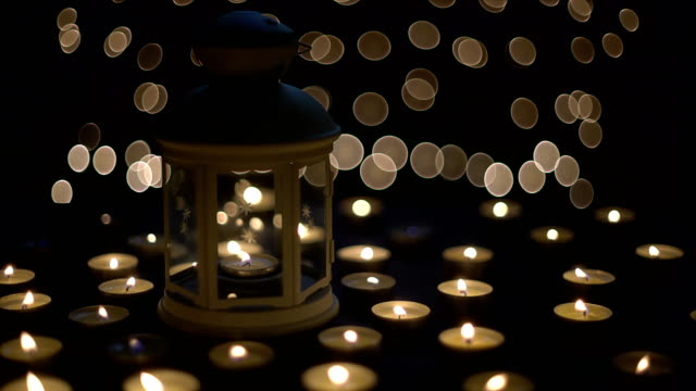 Christmas-candles-on-bokeh-background