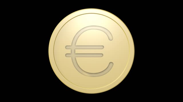 Euro-Zeichen-auf-goldene-Münze