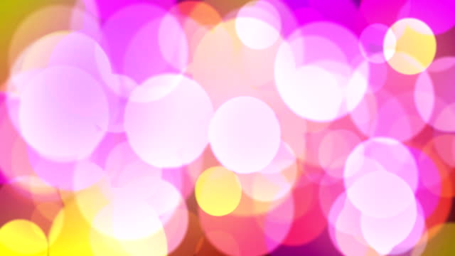 Zusammenfassung-Hintergrund-mit-animierten-leuchtenden-lila-Magenta-weißen-Bokeh-Schleife,-alpha
