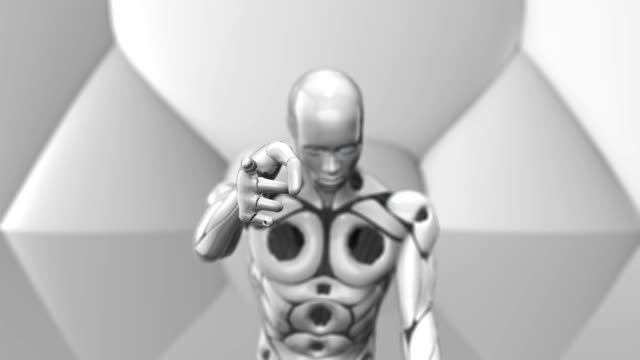 AI-Robot-sentado-señala-simulación-de-inteligencia-humana-por-las-máquinas