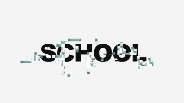 School-words-animated-with-cubes