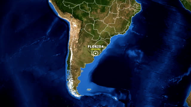 EARTH-ZOOM-IN-MAP---URUGUAY-FLORIDA