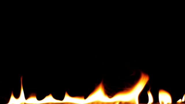 Fire-flame-,Close-up---Slow-Motion