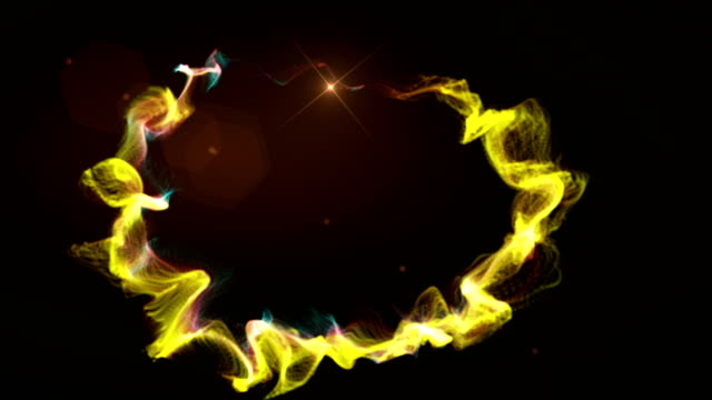 Magische-Partikel-Ring-abstrakten-Hintergrund,-Animation,-Rendering