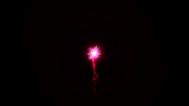 Einzigen-schönen-Feuerwerk-vor-einem-dunklen-Hintergrund