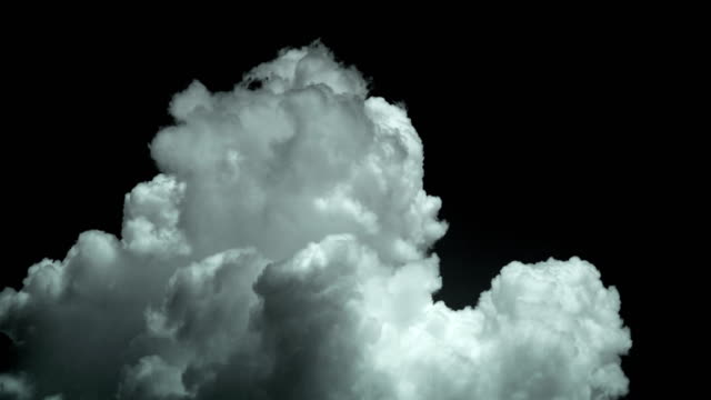 Wolken-Zeitraffer-auf-einem-schwarz-gefärbten-Himmel.