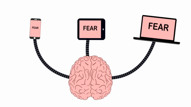Brain-Receiving-a-Fear-from-Media