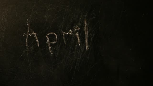 black-Chalkboard-month-April-text