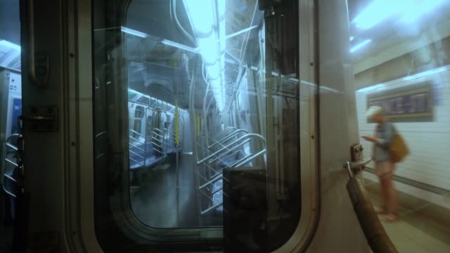 NYC-Subway-Arriving-at-Soho-Train-Station-4K