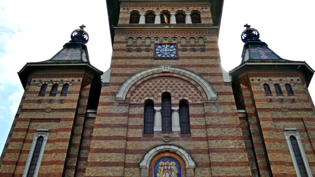 Orthodox-Metropolitan-Cathedral-in-Timisoara,-Romania